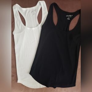 Universal Thread Ribbed Racer Tank Tops